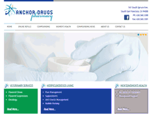 Tablet Screenshot of anchorpharmacy.net